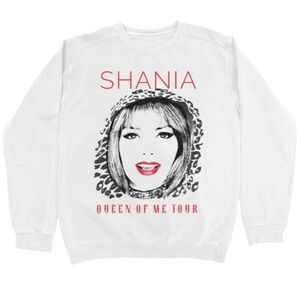 Brand New Shania Twain Queen of Me Tour 2023 Crewneck Sweatshirt size medium